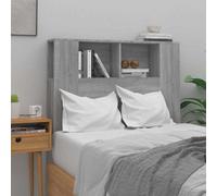 Vidaxl Headboard Cabinet Grey Sonoma 100X18.5X102.5 Cm