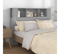 Vidaxl Headboard Cabinet Grey Sonoma 140X18.5X104.5 Cm, Grey
