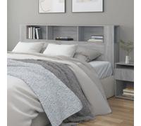 Vidaxl Headboard Cabinet Grey Sonoma 200X18.5X104.5 Cm Headboard Cabinets