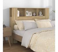 Vidaxl Headboard Cabinet Sonoma Oak 140X18.5X104.5 Cm Headboard Cabinets