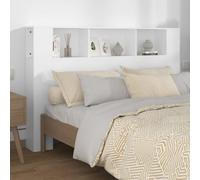 (white) vidaXL Headboard Cabinet Bed Headboard Home Indoor Furniture Multi Colours