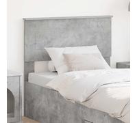vidaXL Headboard Concrete Grey 100 cm Engineered wood