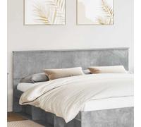 vidaXL Headboard Concrete Grey 200 cm Engineered wood
