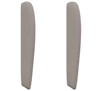vidaXL Headboard Ear Beige 80 x 23 x 6 cm Fabric, Modern Bedroom Decor, Durable