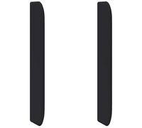 Headboard Ear Black 80 x 16 x 4 cm PVC