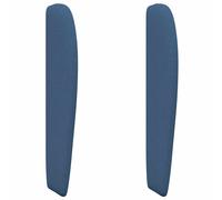 vidaXL Headboard Ear Blue 80 x 23 x 6 cm Fabric, Stylish Blue Headboard, Modern