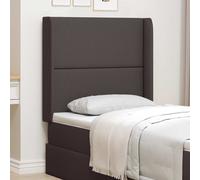 vidaXL Headboard Ear Brown 80 x 16 x 4 cm Fabric