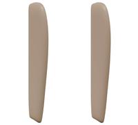 vidaXL Headboard Ear Brown 80 x 23 x 6 cm PVC, Bedroom Decoration, Modern Headbo