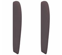vidaXL Headboard Ear Brown 80 x 23 x 6 cm Fabric, Modern Headboard, Durable Bedr