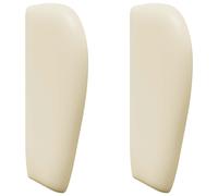 vidaXL Headboard Ear Cream 40 x 23 x 6 cm PVC