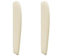 vidaXL Headboard Ear Cream 80 x 23 x 6 cm PVC