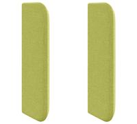 vidaXL Headboard Ear Green 40.5 x 40.5 x 4 cm Fabric, Elegant Modern Headboard D