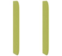 vidaXL Headboard Ear Grey 80 x 16 x 4 cm Fabric, Stylish Bedroom Upgrade, Modern