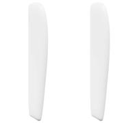 vidaXL Headboard Ear White 80 x 23 x 6 cm PVC