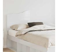 vidaXL Headboard Gloss White 140 cm Engineered wood