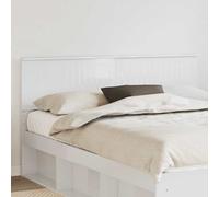 vidaXL Headboard Gloss White 160 cm Engineered wood