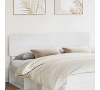 vidaXL Headboard Gloss White 180 cm Engineered wood