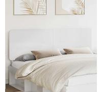 vidaXL Headboard Gloss White 180 cm Engineered wood