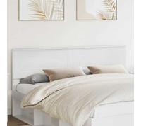 vidaXL Headboard Gloss White 200 cm Engineered wood