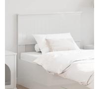 vidaXL Headboard Gloss White 90 cm Engineered wood