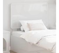 vidaXL Headboard Gloss White 90 cm Engineered wood