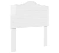 vidaXL Headboard Gloss White Engineered wood