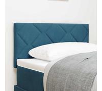 vidaXL Headboard Height Adjustable Dark blue 80 cm Velvet