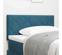 vidaXL Headboard Height Adjustable Dark blue 90 cm Velvet