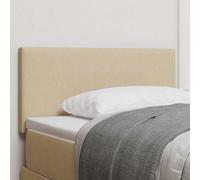 vidaXL Headboard Height Adjustable Light green grey 90 cm Rib fabric