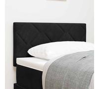 vidaXL Headboard Height Adjustable with Headboard Black 80 cm Velvet