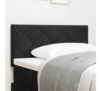 vidaXL Headboard Height Adjustable with Headboard Black 90 cm Velvet