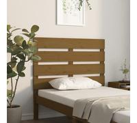 vidaXL Headboard Honey Brown 100x3x80 cm Solid Wood Pine