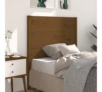 vidaXL Headboard Honey Brown 106x4x100 cm Solid Wood Pine