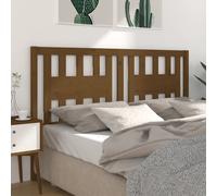 vidaXL Headboard Honey Brown 206x4x100 cm Solid Wood Pine