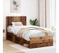 vidaXL Headboard Old Wood Engineered Wood