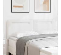vidaXL Headboard Wall-mounted with Headboard Manual White 144 cm PVC