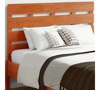 vidaXL Headboard Wax Brown 120 cm Solid Wood Pine