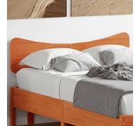vidaXL Headboard Wax Brown 120 cm Solid Wood Pine