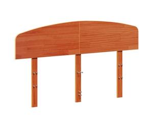 vidaXL Headboard Wax Brown 120 cm Solid Wood Pine