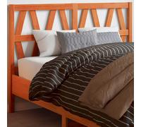 vidaXL Headboard Wax Brown 135 cm Solid Wood Pine