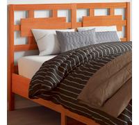 vidaXL Headboard Wax Brown 135 cm Solid Wood Pine