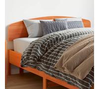 vidaXL Headboard Wax Brown 150 cm Solid Wood Pine