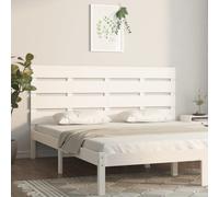 vidaXL Headboard White 180x3x80 cm Solid Wood Pine