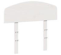 vidaXL Headboard White 75 cm Solid Wood Pine