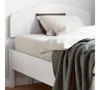 vidaXL Headboard White 75 cm Solid Wood Pine