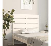 Vidaxl Headboard White 75X3X80 Cm Solid Wood Pine, White