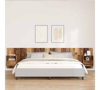 vidaXL Headboard with Cabinet 3 pcs Old Wood Engineered Wood
