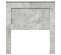 vidaXL Headboard with Headboard Concrete Grey 100 cm Wood Composite Modern Bed Headboard, Robust Furniture, Rectangular Design, Simple Lines, Practical Decoration, Room Enhancement