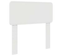 vidaXL Headboard with Headboard Gloss White 90 cm Engineered wood, Modern Rectangular Headboard, Minimalist Design Furniture, Durable Bed Support, Stylish Accessory for Bedroom Decor