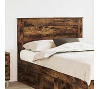 vidaXL Headboard with Headboard Smoked Oak 135 cm Engineered Wood
